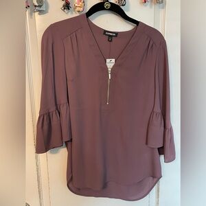 Brand new with tags dark mauve express blouse. Size xs